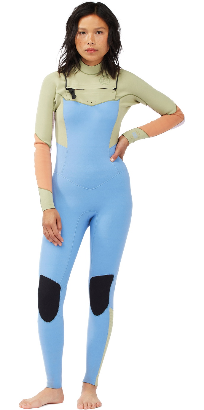 2022 Billabong Womens Salty Dayz 4/3mm GBS Chest Zip Wetsuit